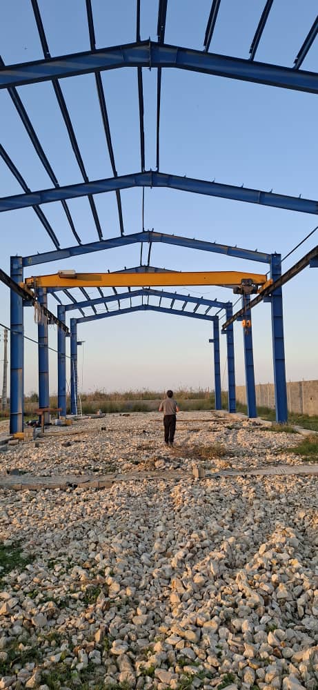 ساخت و نصب جرثقیل سقفی کیان صنعت شرق در بیرجند